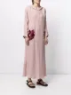 SHATHA ESSA Pomegranate embroidered maxi dress