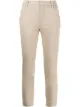Image 1 of Vince cropped stretch-cotton trousers