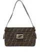 Image 1 of Fendi Pre-Owned Zucca logo plaque shoulder bag