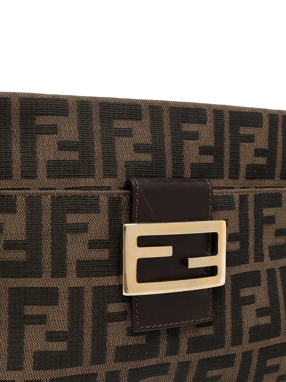 фото Fendi pre-owned сумка на плечо с узором zucca