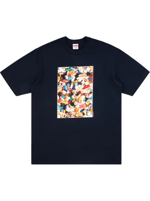 Shop Supreme Pills print T-shirt with 