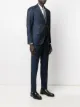 Lardini pinstriped single-breasted suit