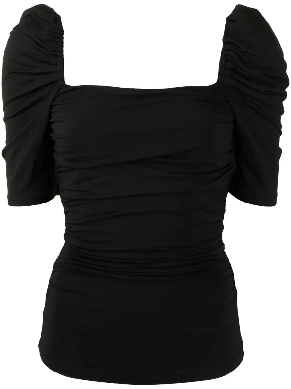 frame betty knit top