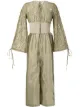 Image 1 of SHATHA ESSA tie-neck wide-leg jumpsuit
