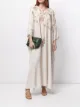 Image 2 of SHATHA ESSA dusty rose-embellished maxi dress