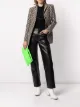Image 2 of Marine Serre moon-print leather trousers