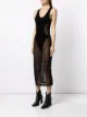 Dion Lee layered net dress