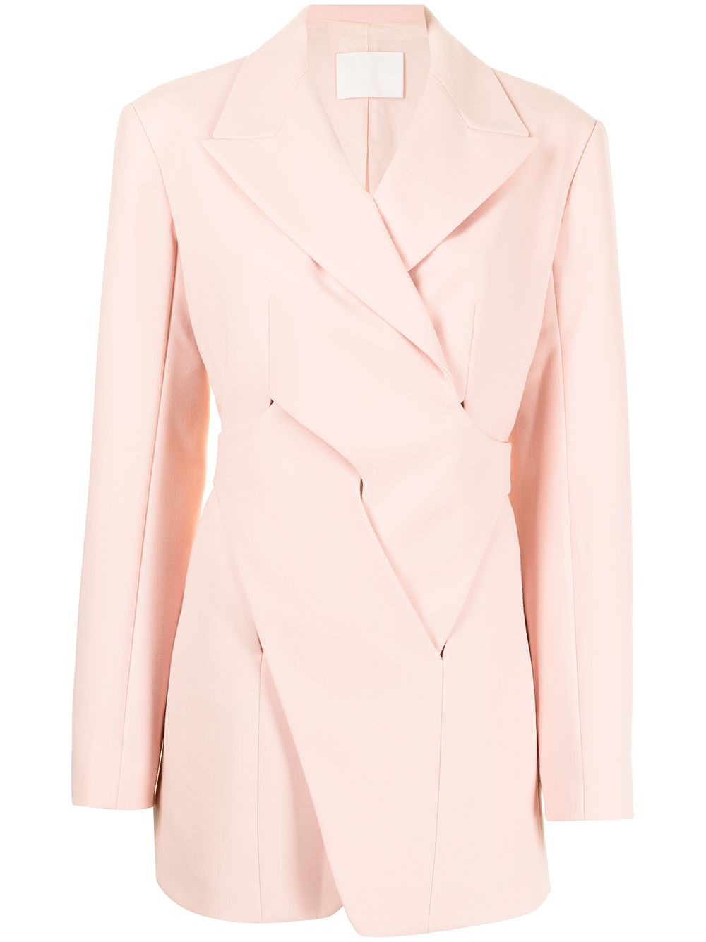 

Dion Lee vestido blazer con diseño entrelazado - Rosado