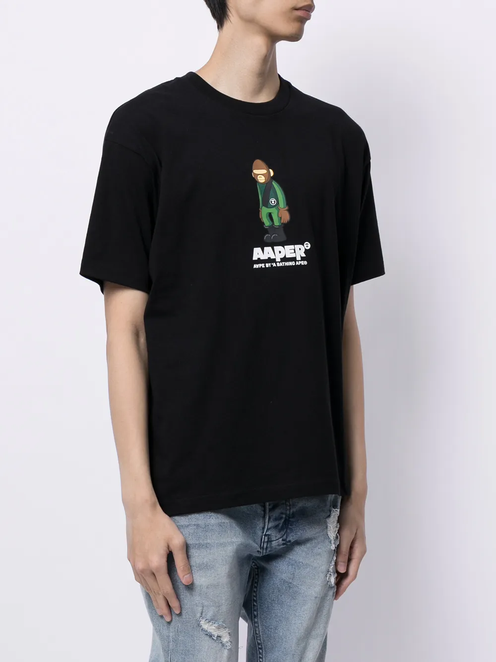 фото Aape by *a bathing ape® футболка с короткими рукавами и логотипом