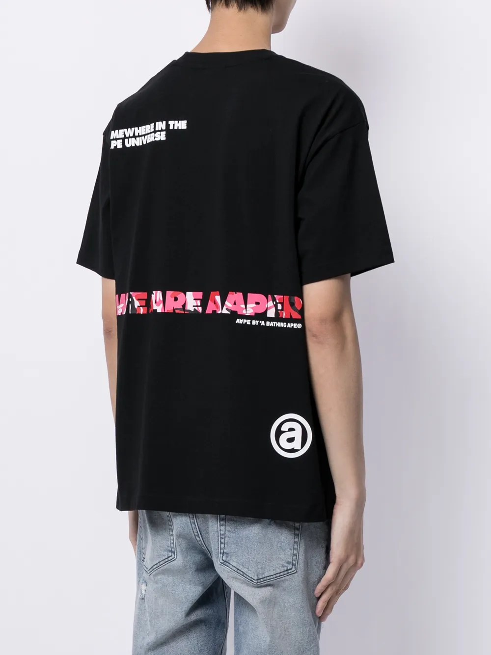 фото Aape by *a bathing ape® футболка с короткими рукавами и логотипом