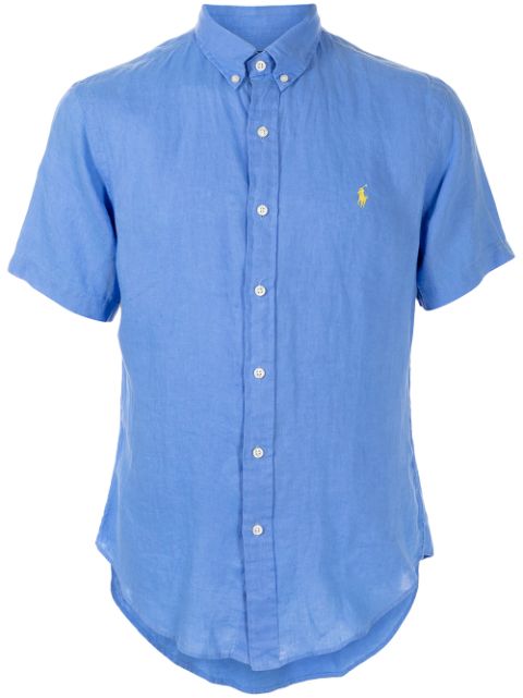 Polo Ralph Lauren chest-logo linen shirt Men