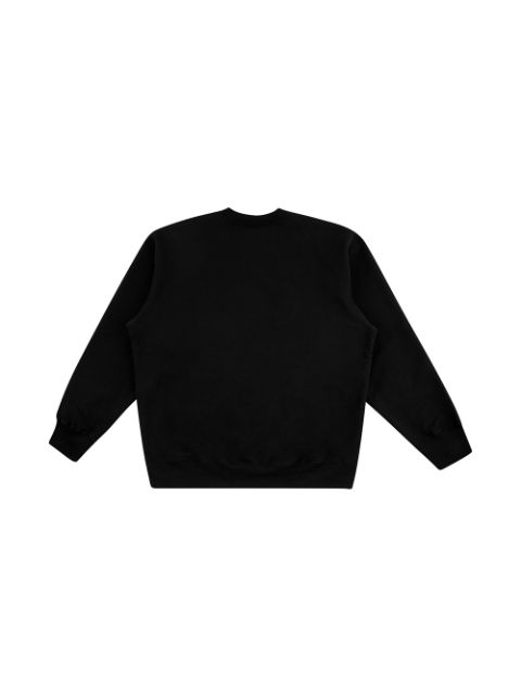 supreme futura logo crewneck black