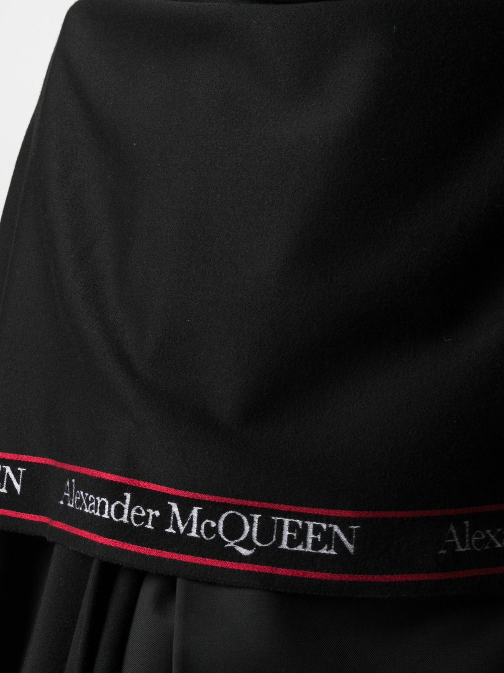 фото Alexander mcqueen пончо с логотипом