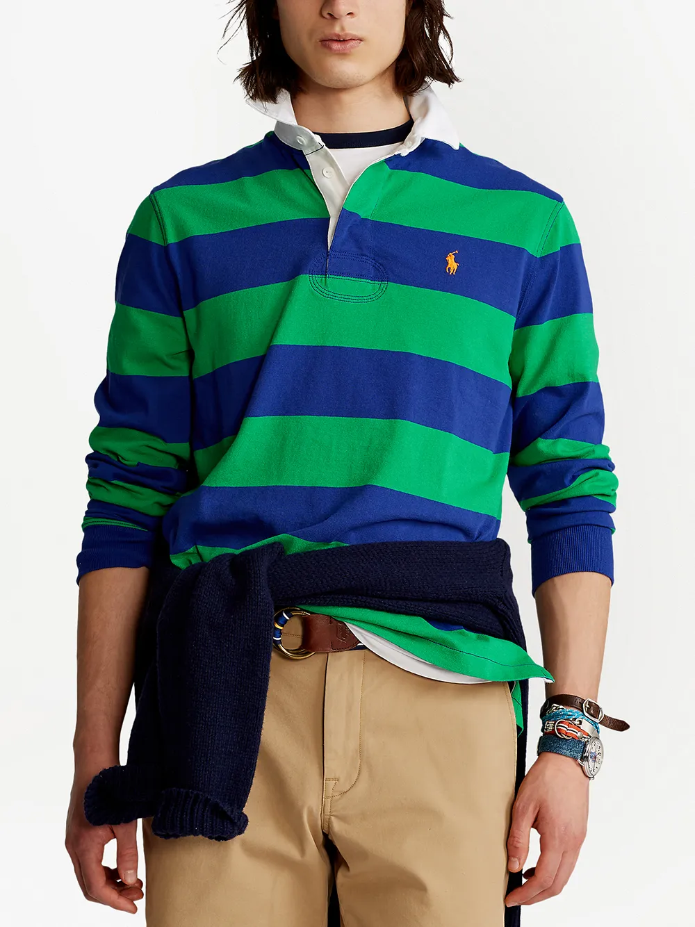 фото Polo ralph lauren рубашка-регби в полоску