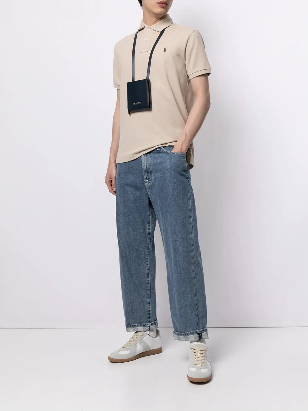 фото Polo ralph lauren рубашка поло с вышивкой polo pony