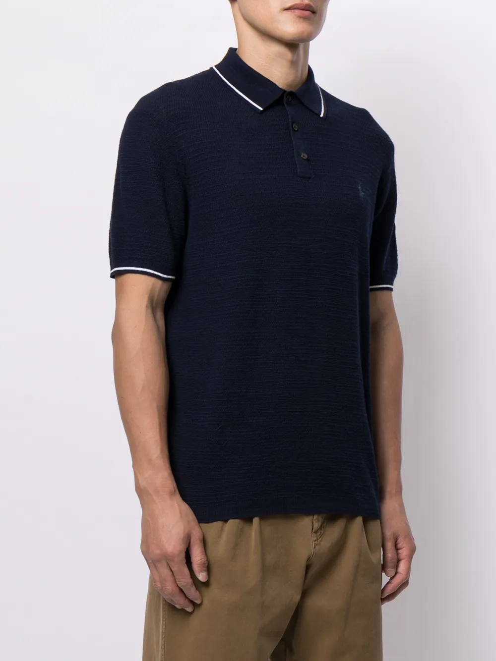 фото Polo ralph lauren рубашка поло с вышитым логотипом