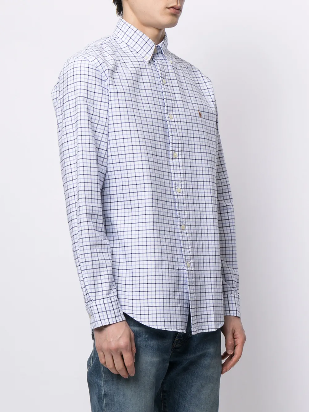 фото Polo ralph lauren клетчатая рубашка на пуговицах