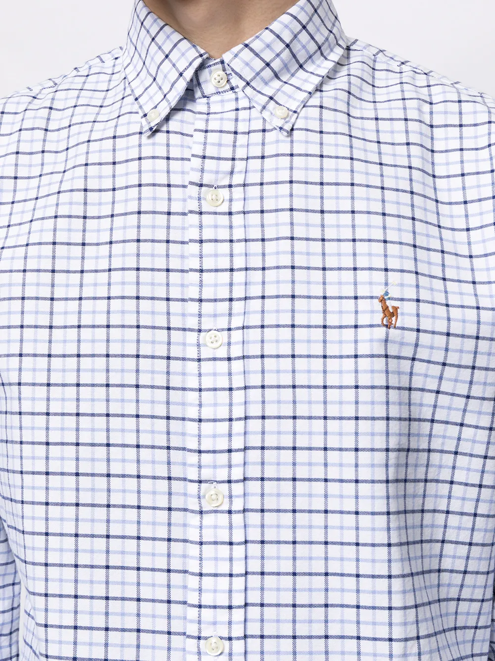 фото Polo ralph lauren клетчатая рубашка на пуговицах