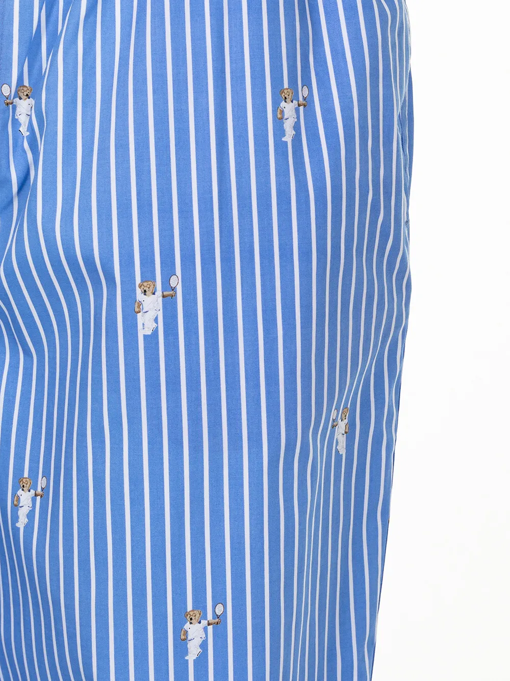 фото Polo ralph lauren пижамные брюки в полоску с вышивкой