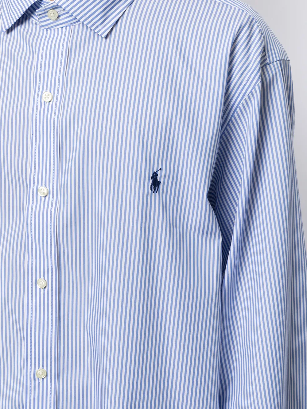 фото Polo ralph lauren полосатая рубашка на пуговицах