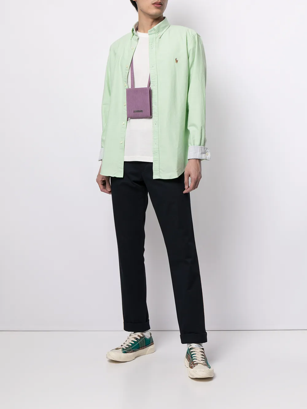 фото Polo ralph lauren рубашка с вышивкой polo pony