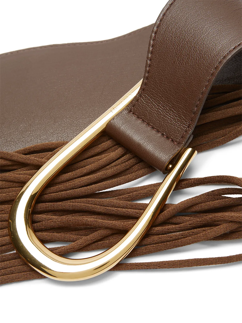 Image 2 of Nanushka Cacia wide fringed belt