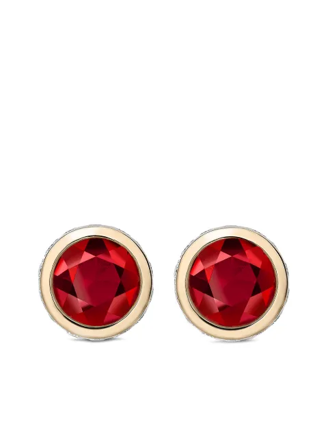 Pragnell 18kt Gelbgoldohrstecker mit Diamanten