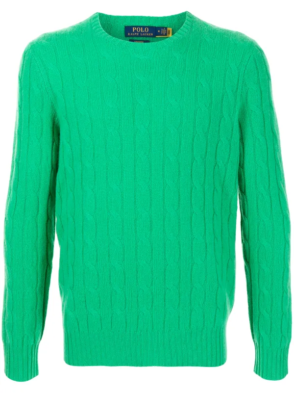 Ralph lauren green jumper deals