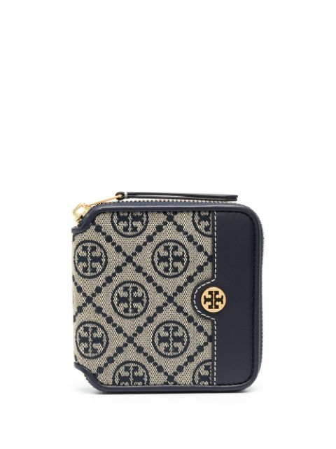 Tory Burch Monogram jacquard bi-fold wallet Women