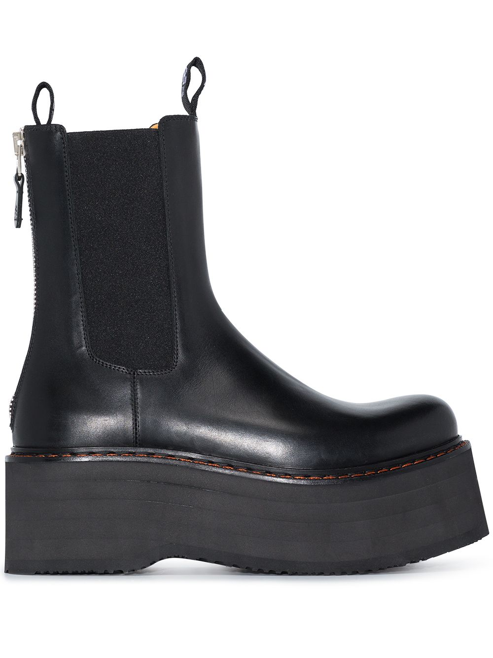 

R13 Double Stack Chelsea Boots - Black