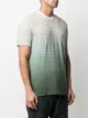 Roberto Collina striped gradient-effect T-shirt