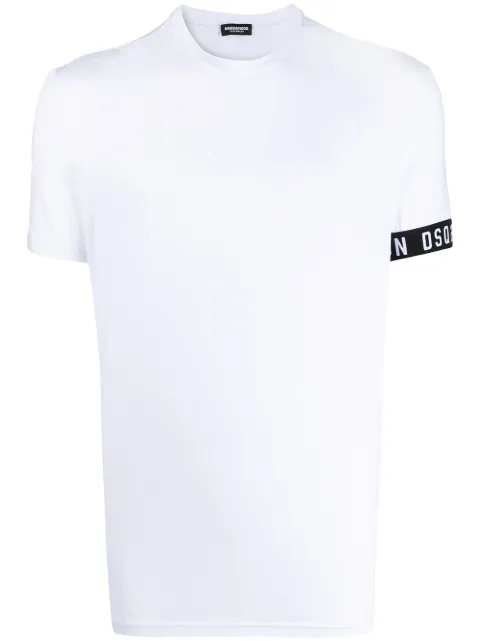 DSQUARED2 camiseta con ribete del logo