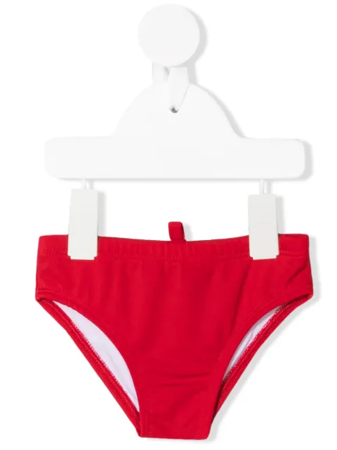 DSQUARED2 KIDS logo-print swim trunks