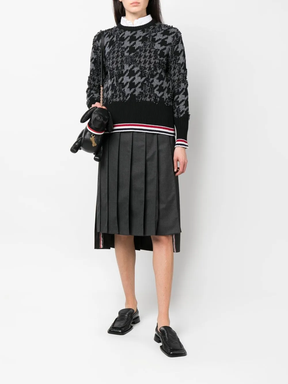 thom browne 千鸟格纹针织毛衣 图 2