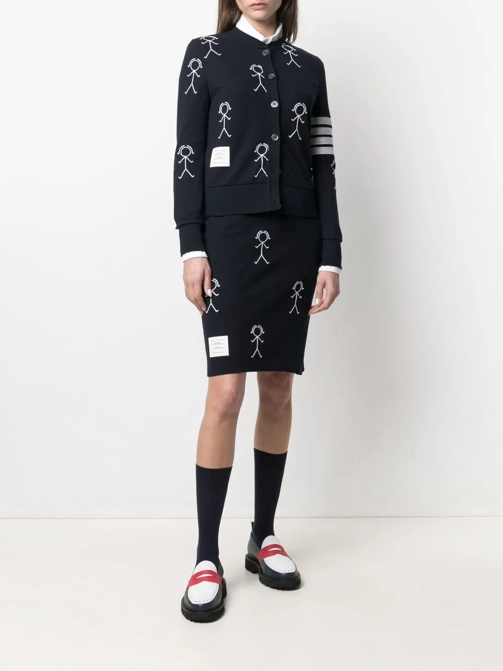 Image 2 of Thom Browne Mrs. Thom icon cardigan