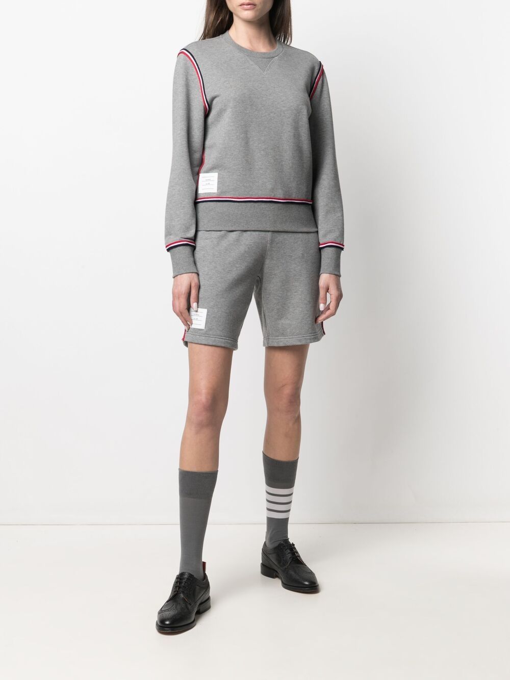 фото Thom browne спортивные шорты с полосками rwb