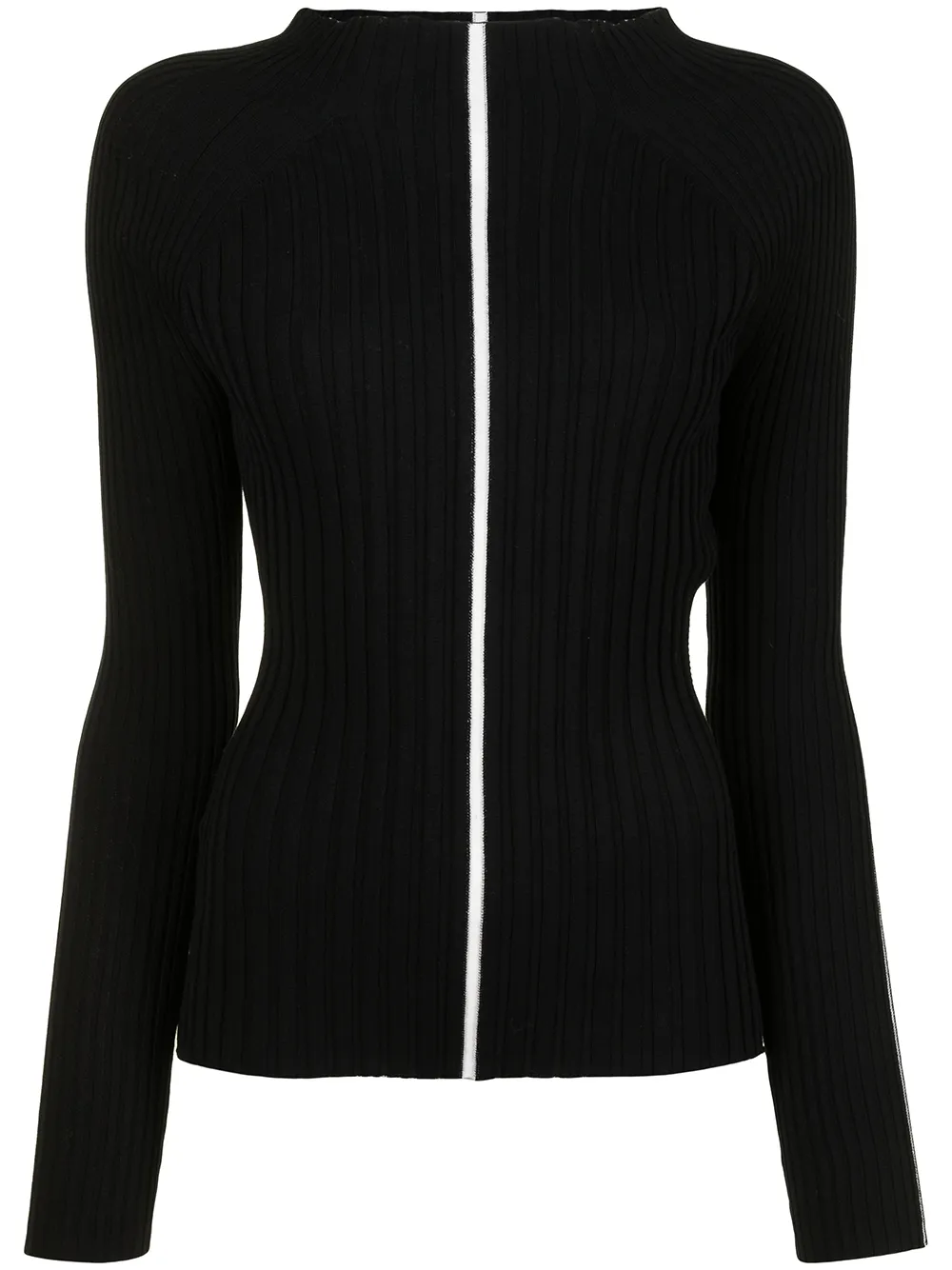 

Dion Lee suéter tejido de canalé - Negro