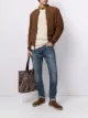 Image 2 of Polo Ralph Lauren Gunners suede bomber jacket