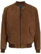Image 1 of Polo Ralph Lauren Gunners suede bomber jacket