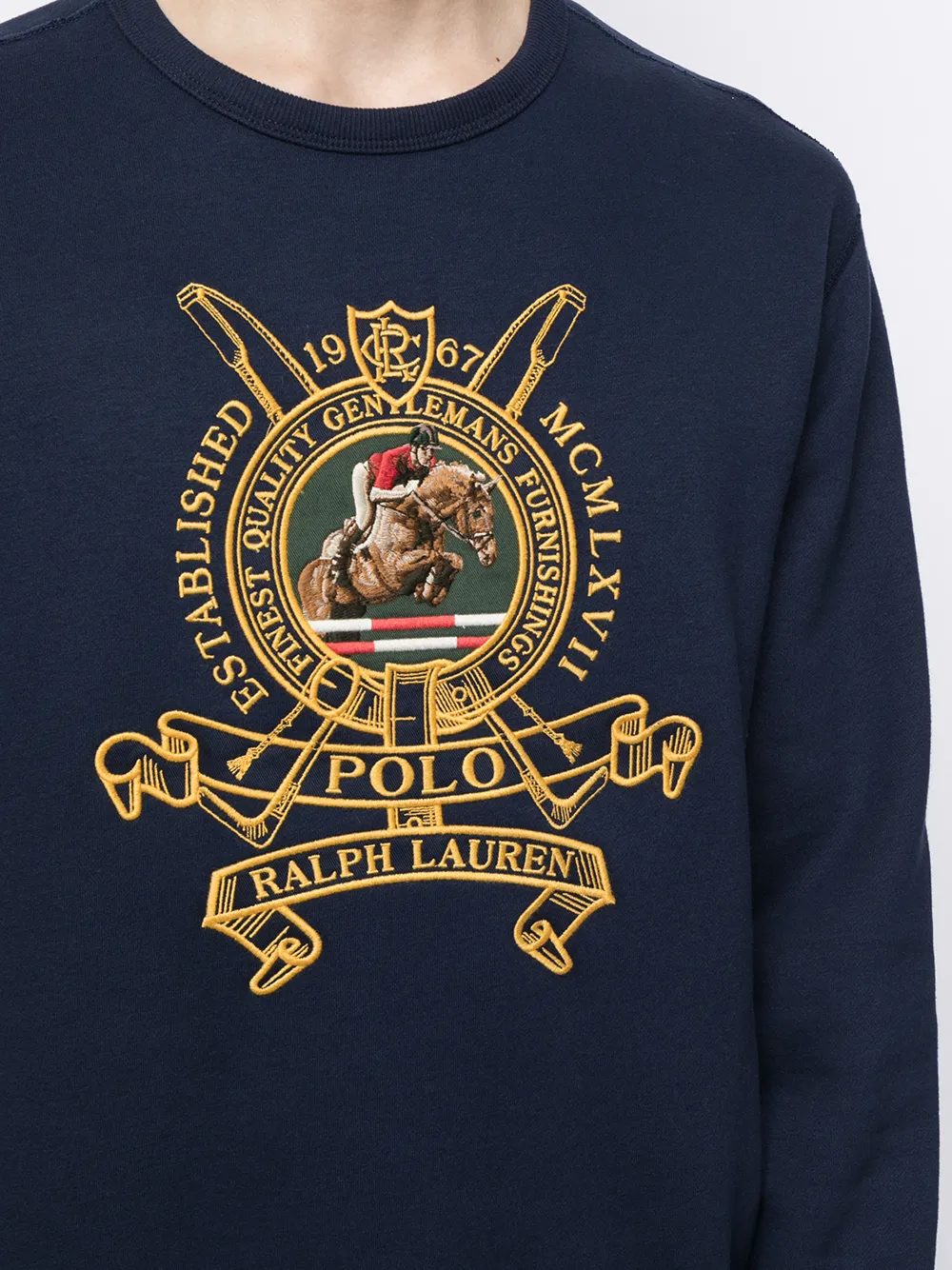 фото Polo ralph lauren флисовая толстовка с вышивкой