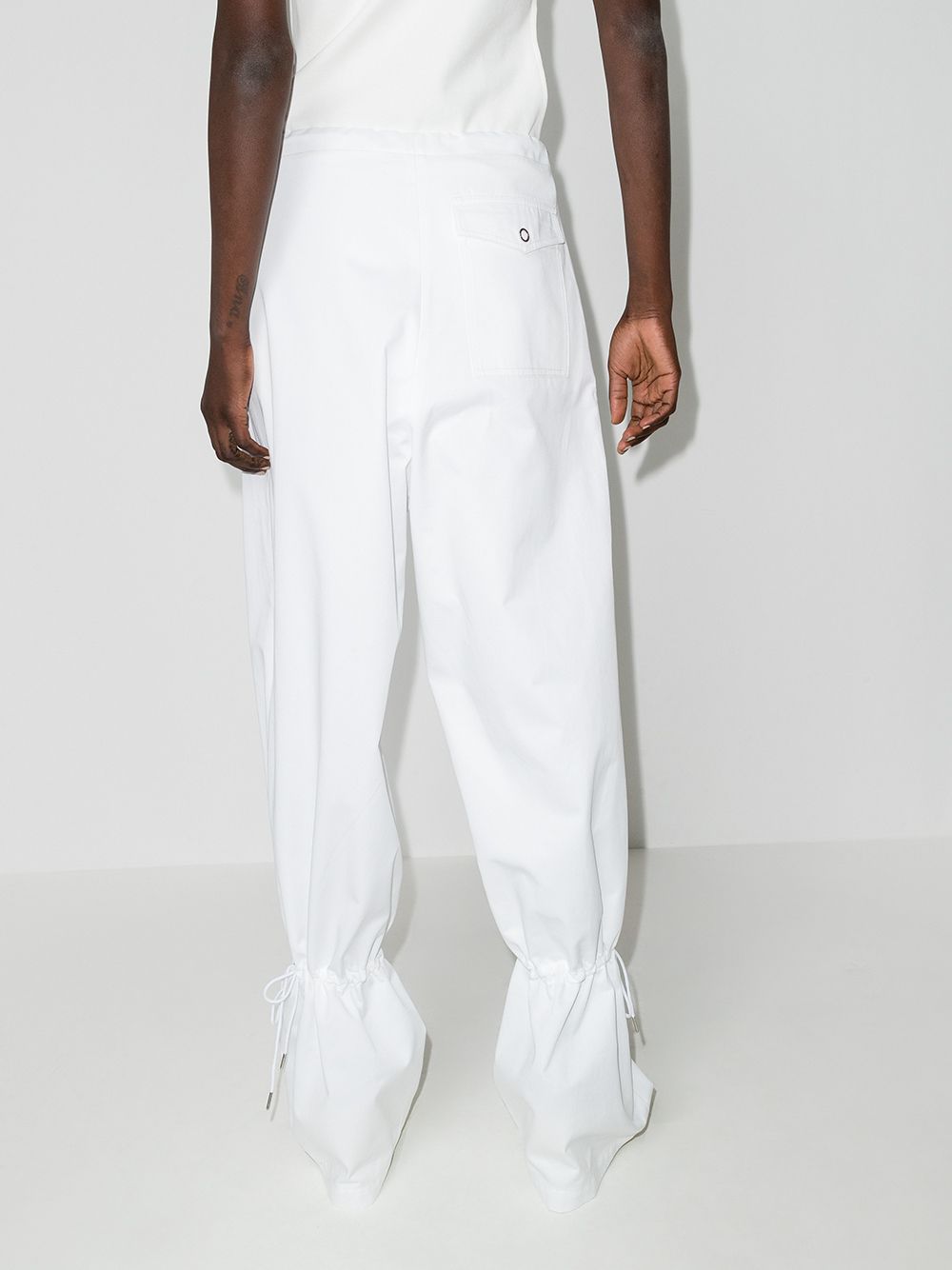 Dion Lee Eyelet tie-cuff Flared Trousers - Farfetch