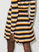 JW Anderson horizontal-stripe A-line miniskirt