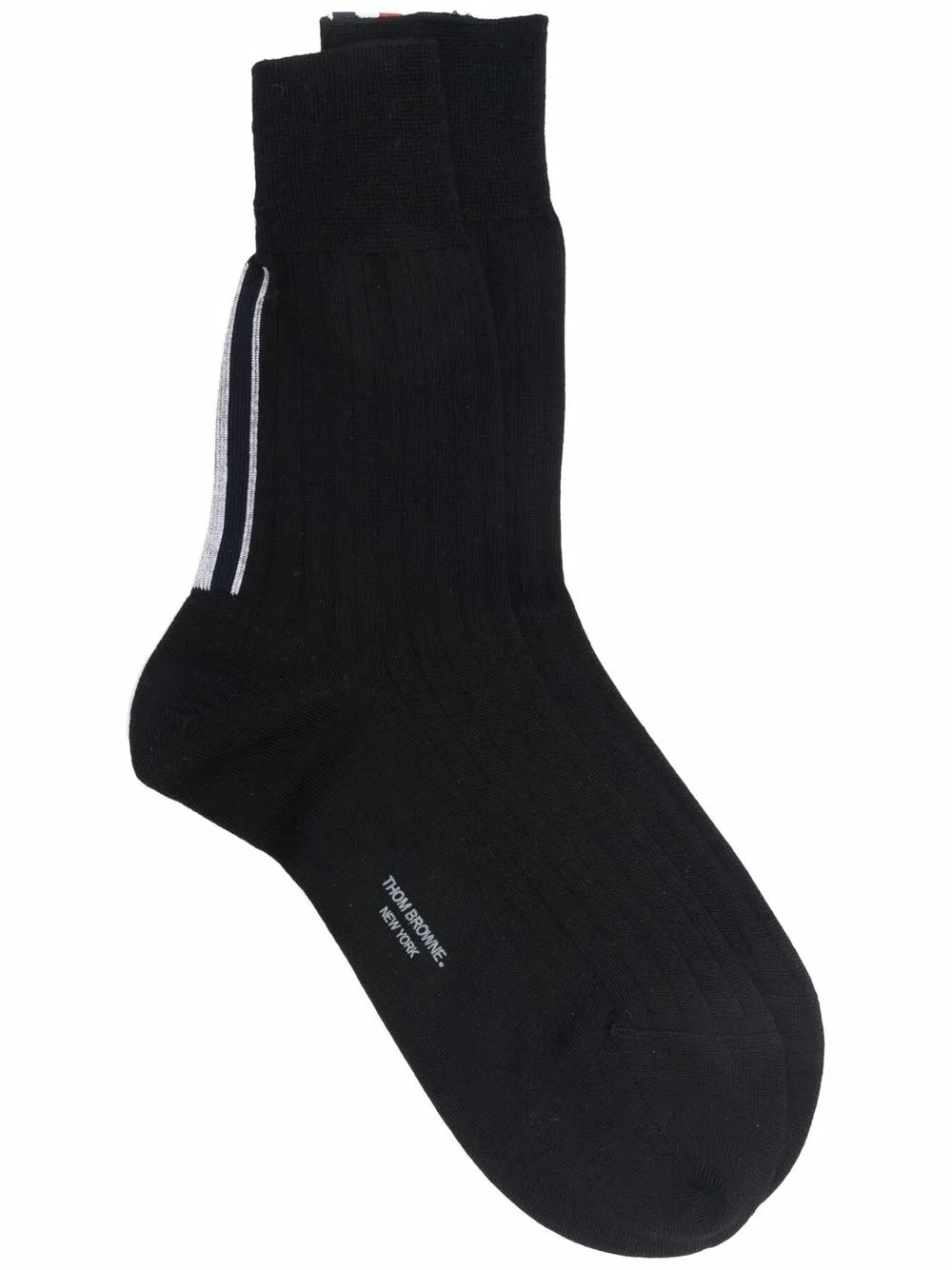 

Thom Browne calcetines tobilleros con ribete en grosgrain - Negro