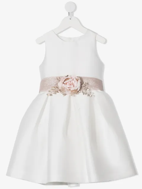 Mimilù robe à détail de fleurs