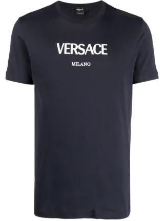T-shirt con stampa Farfetch Uomo Abbigliamento Intimo Magliette intime Nero 