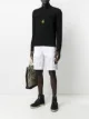 Image 2 of Stone Island mid-rise logo-patch chinos