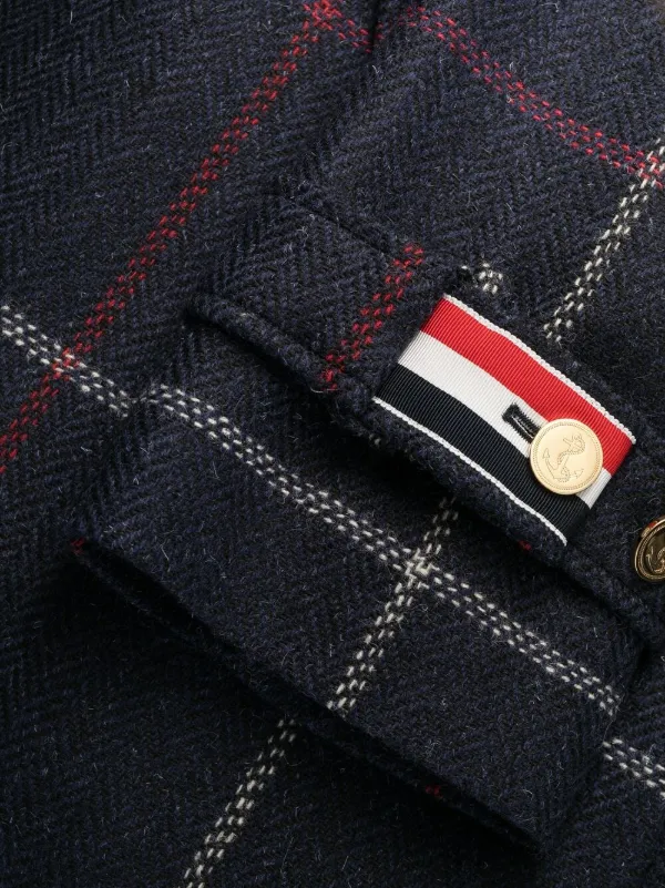 Thom Browne Пальто с Рукавами Реглан 