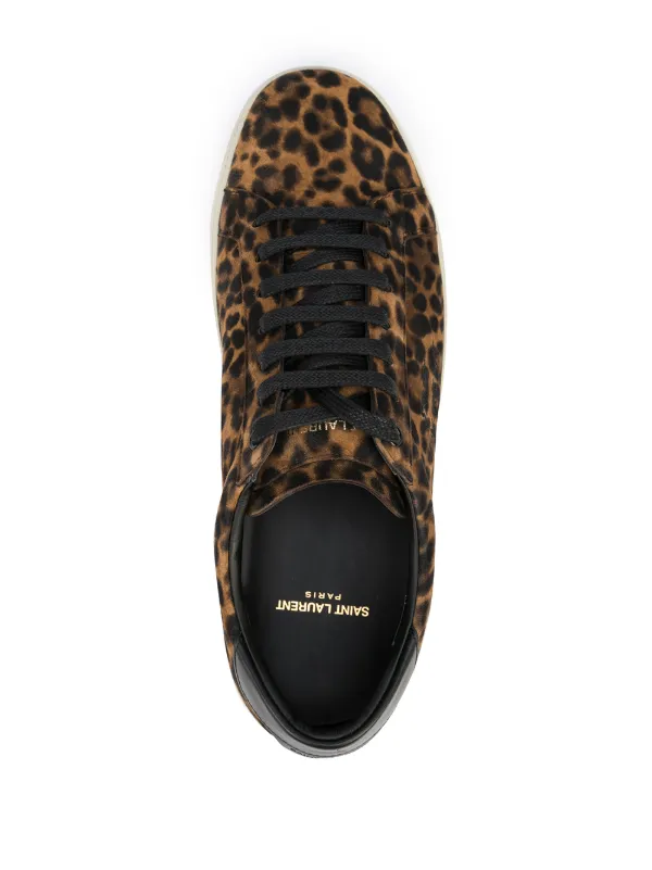 leopard print continental 80s