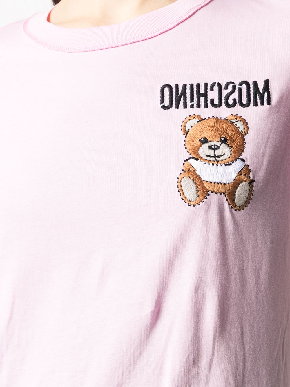 фото Moschino футболка teddy bear с наружными швами