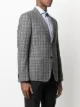 Z Zegna checked single-breasted wool blazer
